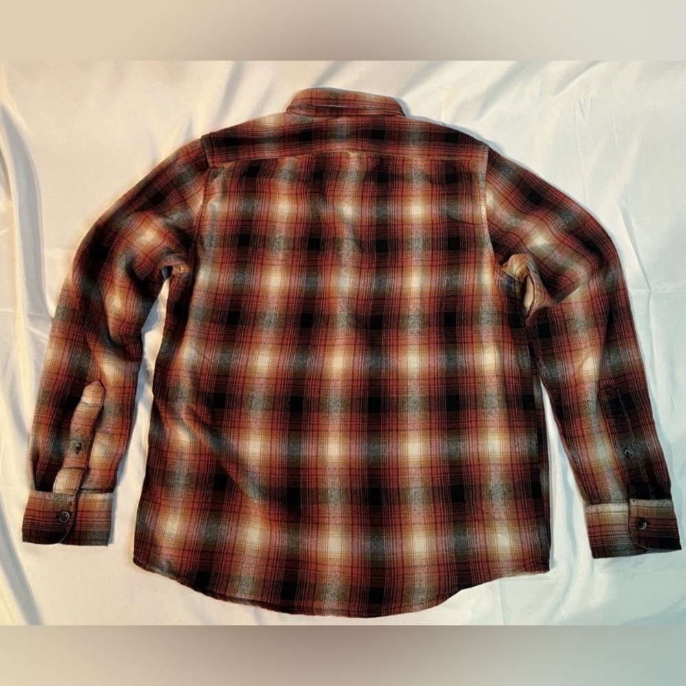 Tailor Vintage Luxe Performance Plaid Button Up Shirt Men S Condition Excellent - Picture 2 of 10